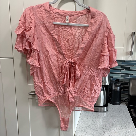 ✨3/$20 Free People Call Me Later bodysuit - Picture 2 of 6